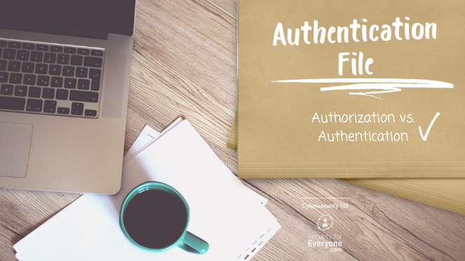 Authentication File | Authentication vs. Authorization