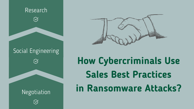 How Cybercriminals Use Sales Best Practices in Ransomware Attacks