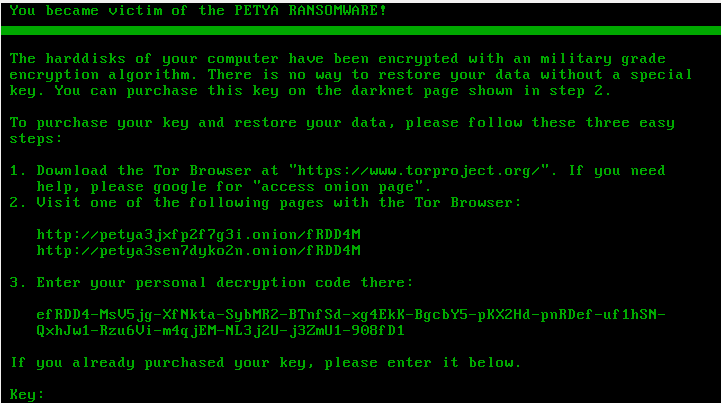 petya ransomware odix filewall